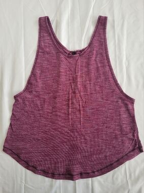 Lululemon Heathered Pink Sleeveless Tank Top